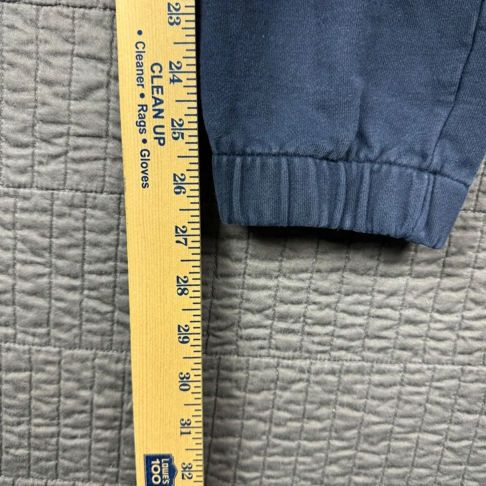 Scotch & Soda Men Large Jogger Sweatpants Navy Blue Organic Cotton Casual Lounge